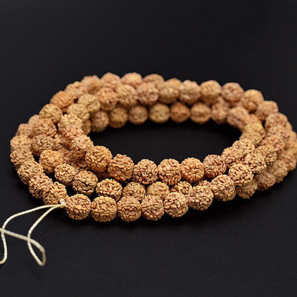 108pcs Vajra Bodhi Rudraksha Beads for Making Jewelry Meditation Mala
