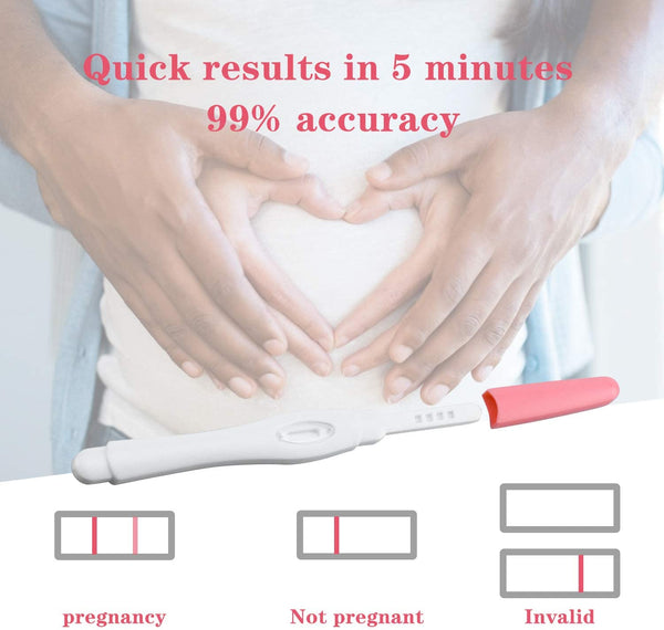 10PCS Pregnancy Urine Test Ome Private Early LH Hcg Rapid Test