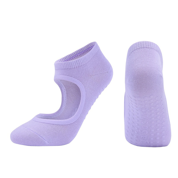 Hot Breathable Anti-Friction Women Yoga Socks Silicone Non Slip