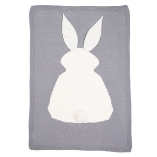 Buy gray 1pc Baby Blankets Swaddle Baby Wrap Knitted Blanket for Kid Rabbit Cartoon Plaid Infant Toddler Bedding Swaddling Let&#39;s Make