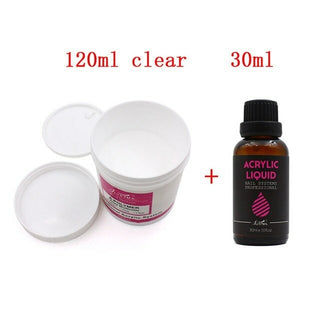 Buy clear-powder-liquid 120ml Acrylic Powder and Liquid