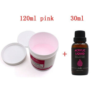 Buy pink-powder-liquid 120ml Acrylic Powder and Liquid