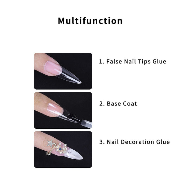 12ML Nail Glue for Adhesive False Nail Tips Environmentally Sticky