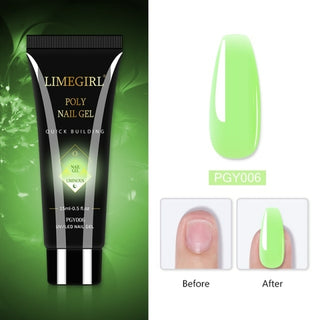 Buy pgy006-luminous 15/7.5ml Poly Nail Quick Building Gel