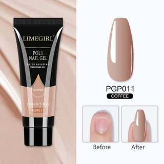 Buy pgp011-solid 15/7.5ml Poly Nail Quick Building Gel