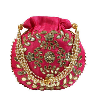 Designer Rajasthani Style Royal Silk Potli