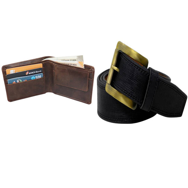 Trandy Wallet & Belt Combo For Men