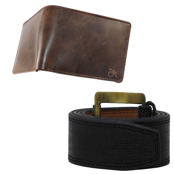 Trandy Wallet & Belt Combo For Men