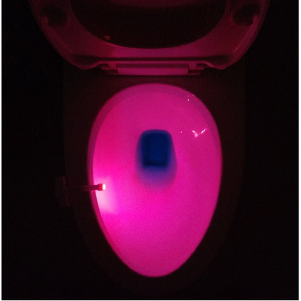 16/8 Color Backlight for Toilet Bowl WC Toilet Seat Lights with Motion