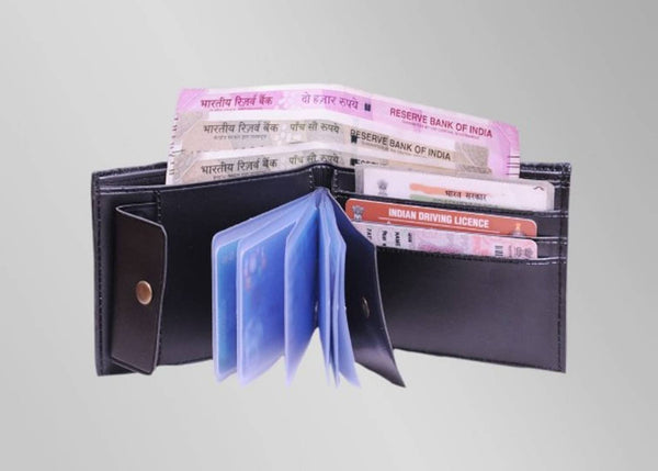 Premium Black Leather Wallet For Men