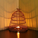 The Wired Conicals' Handwired Hanging & Table Tea-Light Holder In Iron