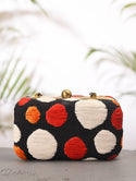 Multicolored Handcrafted Jute Cotton Clutch