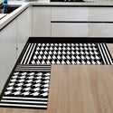 Geometric Kitchen Mat Anti-Slip Waterproof Bathroom Carpet Home Entrance Door Mat Rug Floormat Hallway Home Decoration Crafts