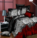 18 New Styles White Red Flower 3D Bedding Set of Duvet Cover