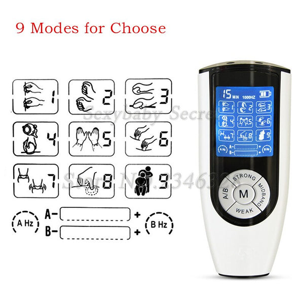 USB Charging Dual Output Electric Shock  Adult Sex Product for Couples