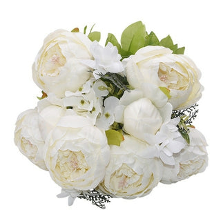 Buy d 1Bunch European Artificial Peony Flowers Silk Fake Flowers Wedding