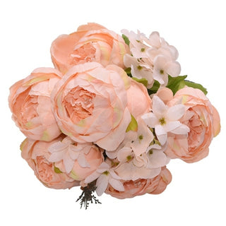 Buy o 1Bunch European Artificial Peony Flowers Silk Fake Flowers Wedding