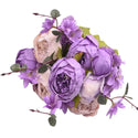 1Bunch European Artificial Peony Flowers Silk Fake Flowers Wedding