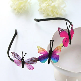 Buy 6 1PC Girls Butterfly  Headband Handmade