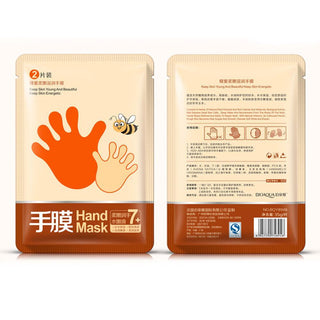 1Pair Hand/Foot Mask Honey Exfoliate Dead Skin Remove Moisturizing