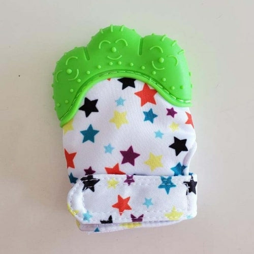 1Pcs Silicone Baby Teether Star Heart Baby Teething Glove Wrapper