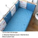 Cotton Soft Bumpers in the Crib for Baby Room