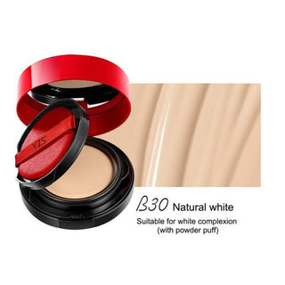 Buy chocolate 2 In 1 Air Cushion Makeup Pressed Powder Set Foundation Double Layer