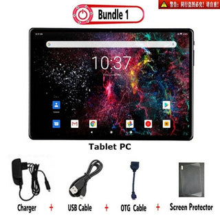 Buy black Google Play Android 9.0 OS 10 inch tablet Quad Core 2GB RAM