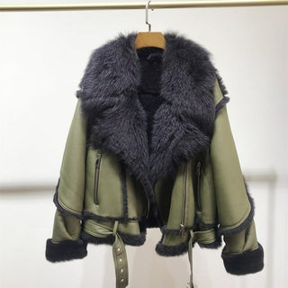Buy 2 Tuscany Fur Warm Coat Leather