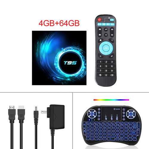 2020 new Original T95 TV Box Android 10.0 Youtube HD TV Box 6K Android