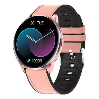 Buy belt-pink 2021 Full Touch Smart Watch Women IP68 Waterproof Bracelet ECG Heart