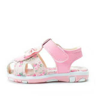 Buy pink 2021 New Summer Children Shoes Leather Toddler Girls Sandals Flower