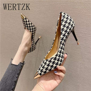 Stiletto Houndstooth Color Matching