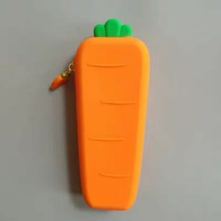 Buy carrot-silicone Creative Carrot Series Silicone Soft Pencil Case