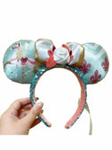 2022 Disney Mickey Ears Headband Firework Headband with Castle Peter