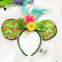 2022 Disney Mickey Ears Headband Firework Headband with Castle Peter