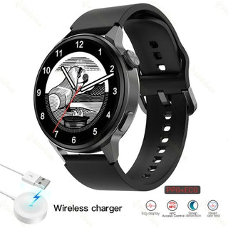 Buy black 2022 NFC Smart Watch Men Sport GPS Track Watches Women Wireless