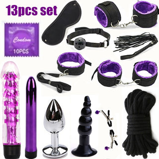 Buy 13pcs-set 23pcs Sexy Lingerie Nylon Bondage Sex Toy Exotic Set