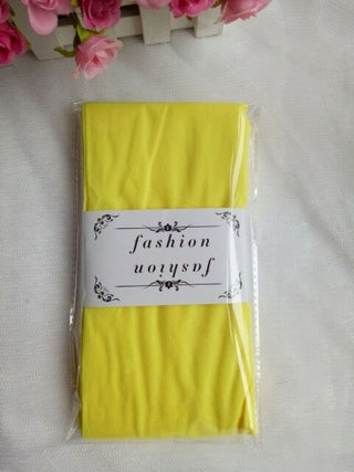 Buy bright-yellow 120D Pantyhose Multicolour