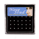 24 Pieces/Pack Nose Ring Set Women Girl Rhinestone Stainless Surgical