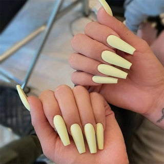 Buy 20 Fake Nail Press on Frosted Matte