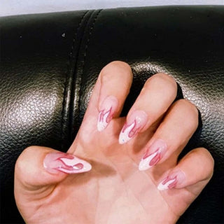 Buy 6 Fake Nails With Glue Full Coverage