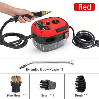 Buy red 2500W High Pressure Temperature Household Steam Cleaners Handhled Air