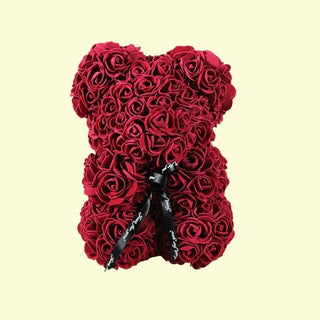 Buy burgundy 25cm Rose Teddy Bear