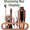10-Piece Bar Tool Set With Stylish Bamboo Stand