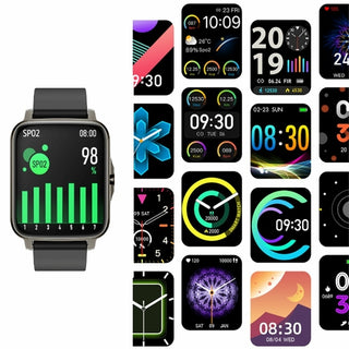 Buy basic-black Lifestyle Smart Watch Heart Health Monitor And More