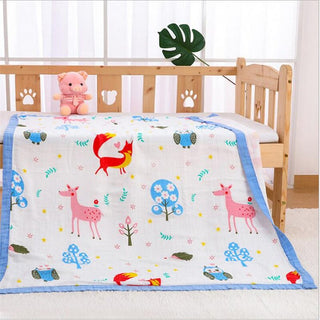 Buy as-picture8 110x120cm 4 and 6 Layers Muslin Bamboo Cotton Newborn Baby Receiving Blanket Swaddling Kids Children Baby Sleeping Blanket