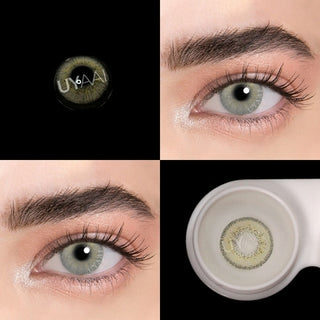 Buy dark-bown 2Pcs/pair Gray Series Color Contact Lenses Natural  Cosmetic Eye
