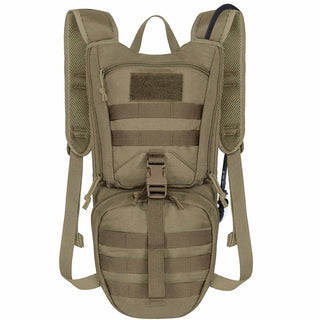 Buy tan Tactical Hydration Backpack with 2.5L Bladder and Thermal Insulation