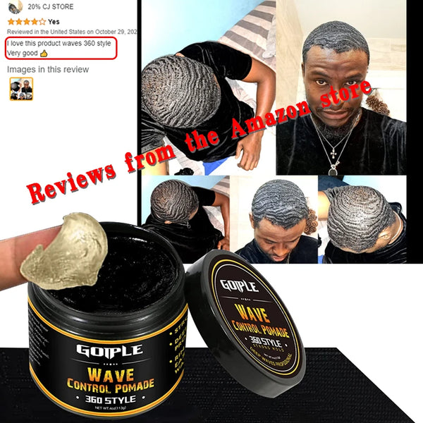 Wavy Pattern Hair Clay